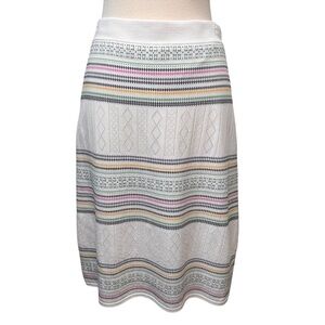 Carlisle Collection Pointelle Knit Skirt S